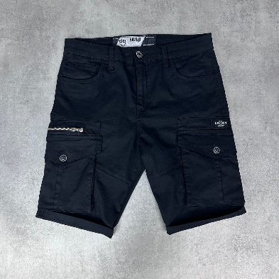 Crni x2 cargo šorts - 201