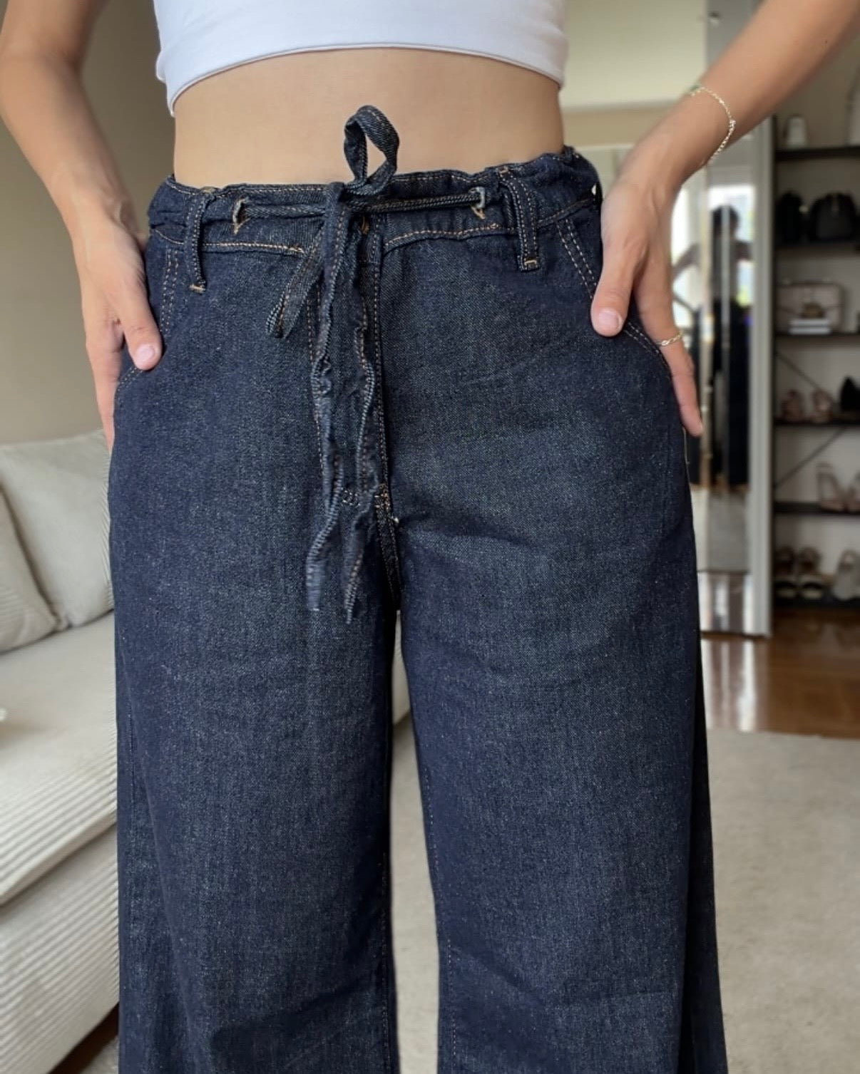 Vintage tamne zvonarice - C699