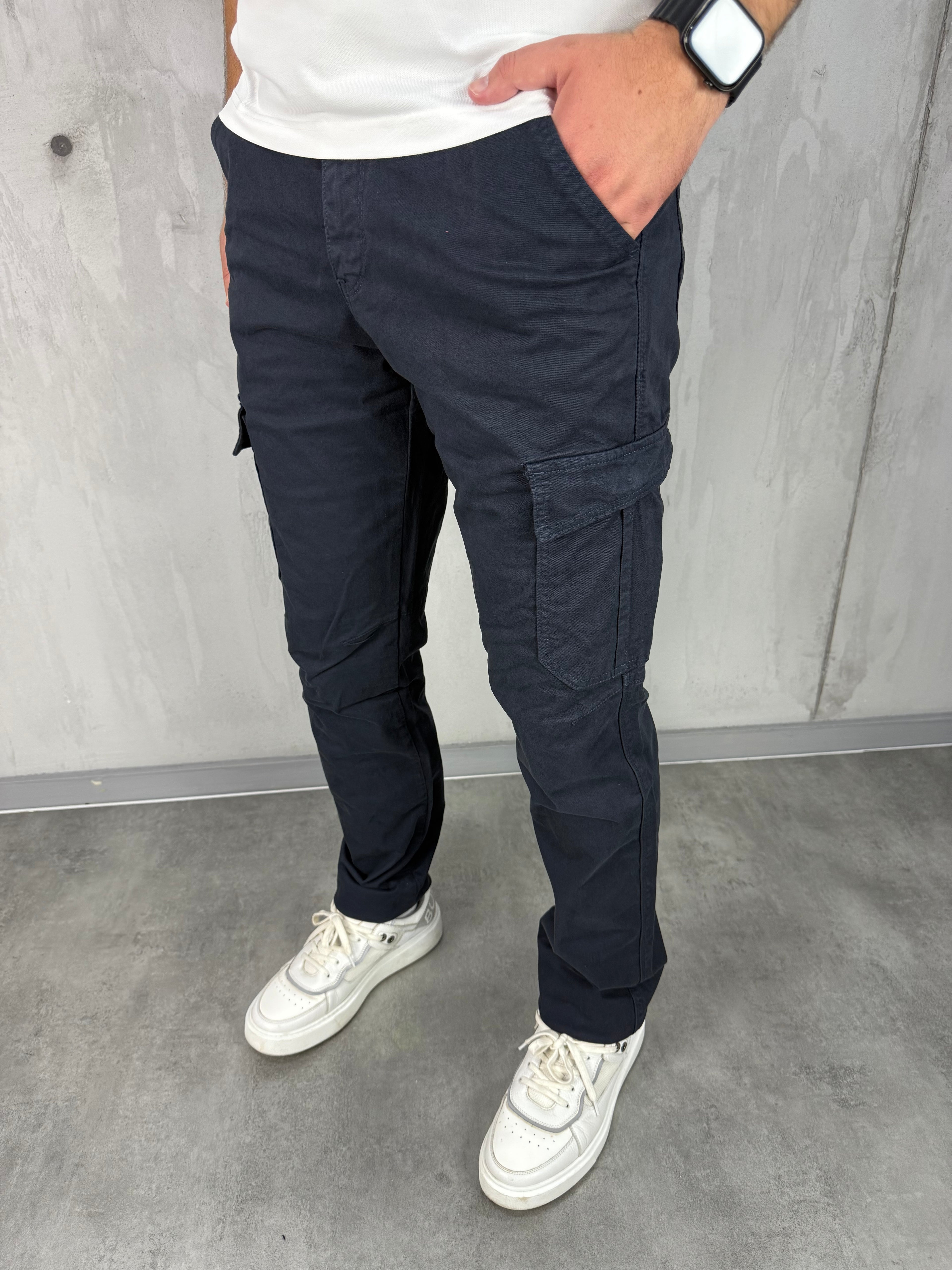 Klasik regular fit teget dzeparka - 2795