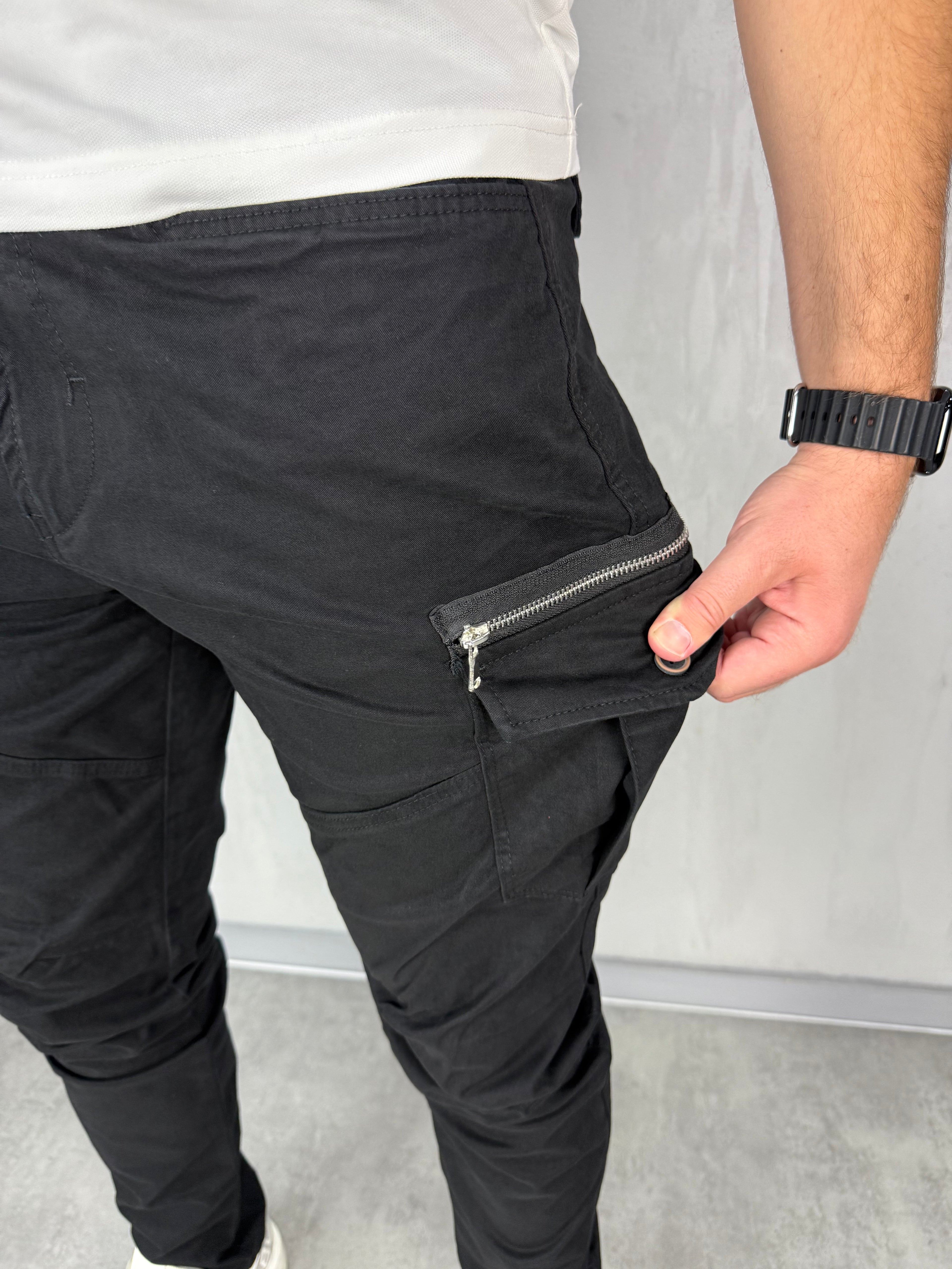 Elite regular dzeparka crna - 2548