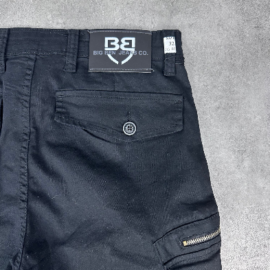 Crni x2 cargo šorts - 201