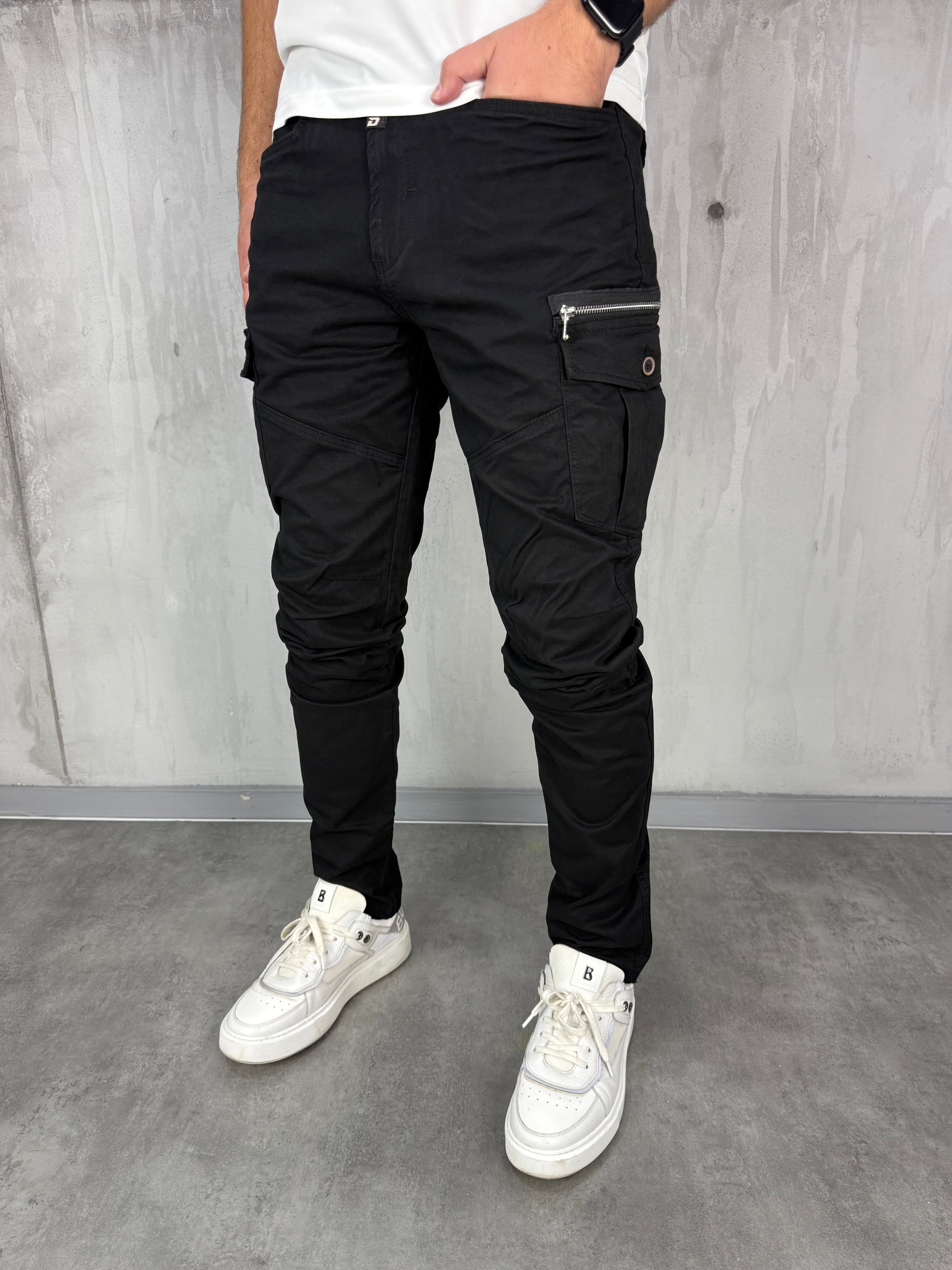 Elite regular dzeparka crna - 2548