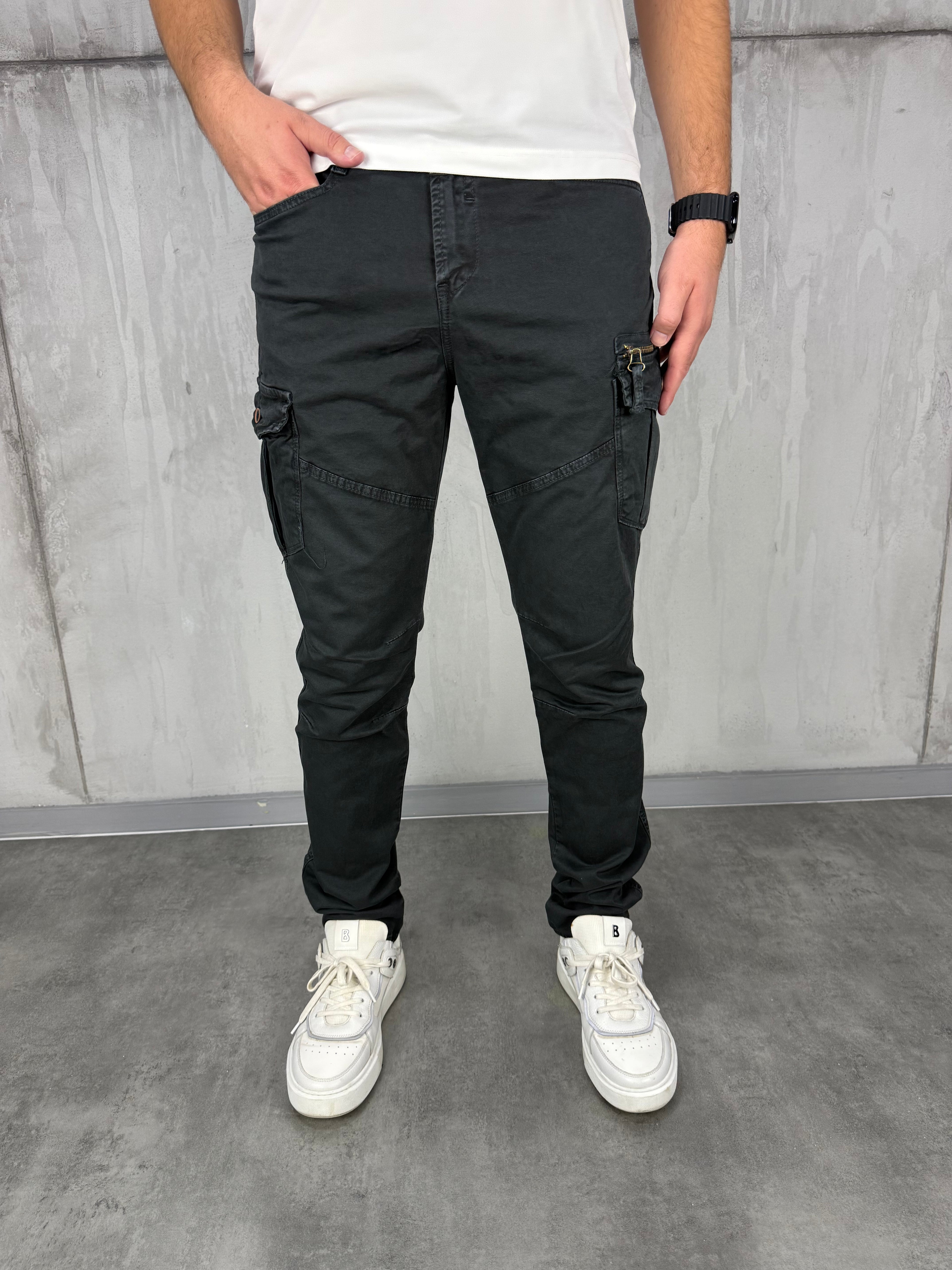 Elite regular dzeparka antracit - 2548