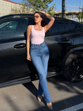 Klasik mom farmerke - F349