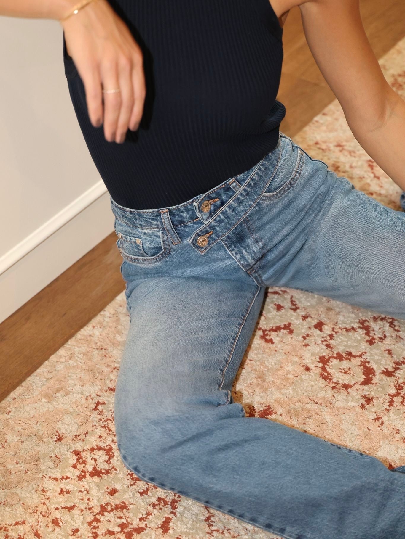 Atractiv double farmerke 356