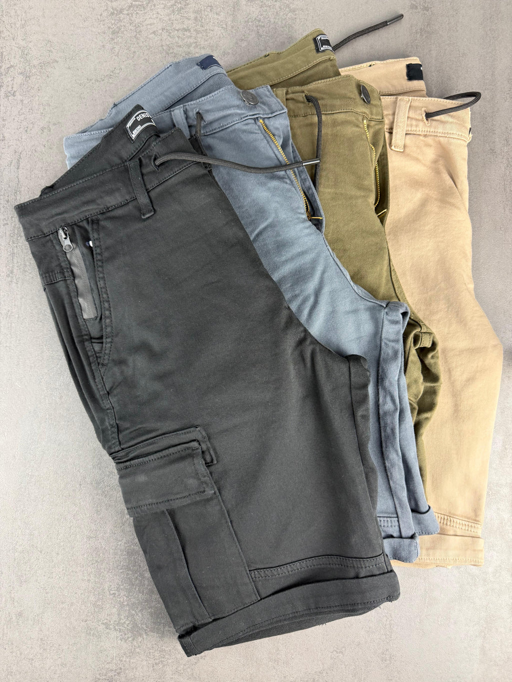 Comfort teget cargo šorts - 2608